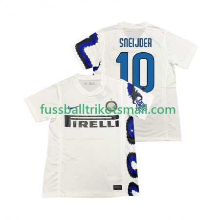 Fußballtrikots Inter Mailand SNEIJDER 10 2010 2011 Retro Kurzarm Auswärts-trikot kaufen